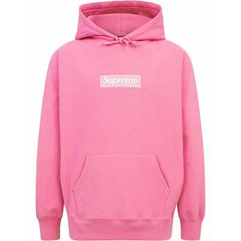 Hanorac Cu Gluga Supreme Box Logo Roz | RO104FM