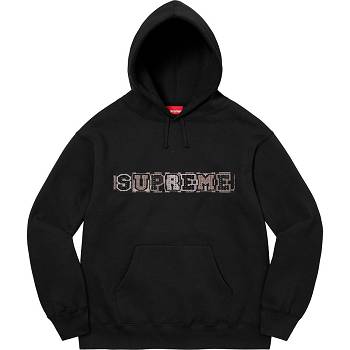 Hanorace Supreme Beaded Cu Glugă Negrii | RO316KI