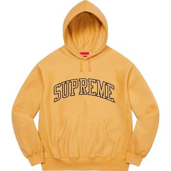 Hanorace Supreme Glitter Arc Cu Glugă Aurii | RO294CE