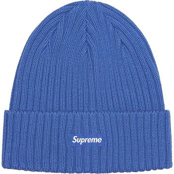 Palarie Supreme Overdyed Beanie Albastri | RO434YU