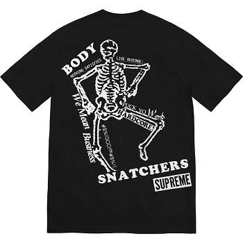 Tricouri Supreme Body Snatchers Tee Negrii | RO350MA