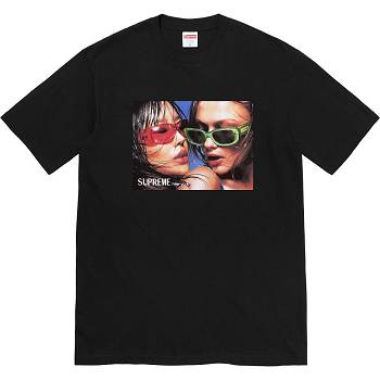 Tricouri Supreme Eyewear Tee Negrii | RO364FM
